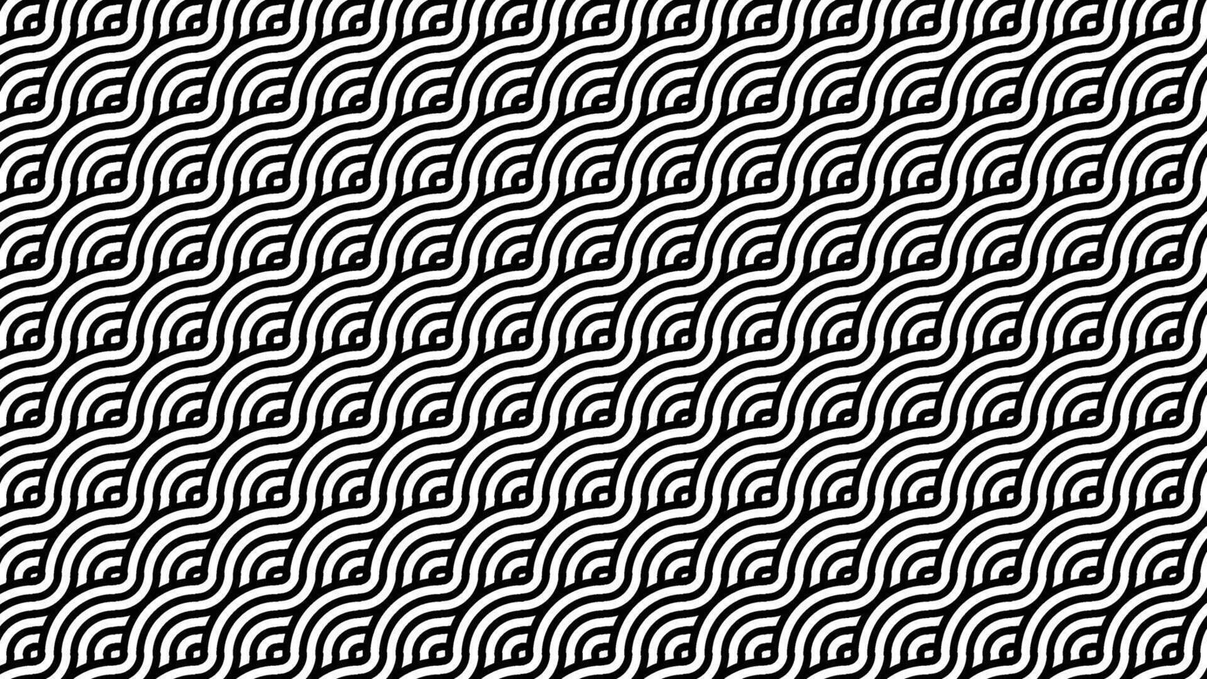 Japanese seamless pattern in oriental geometric background. Abstract geometric background vector