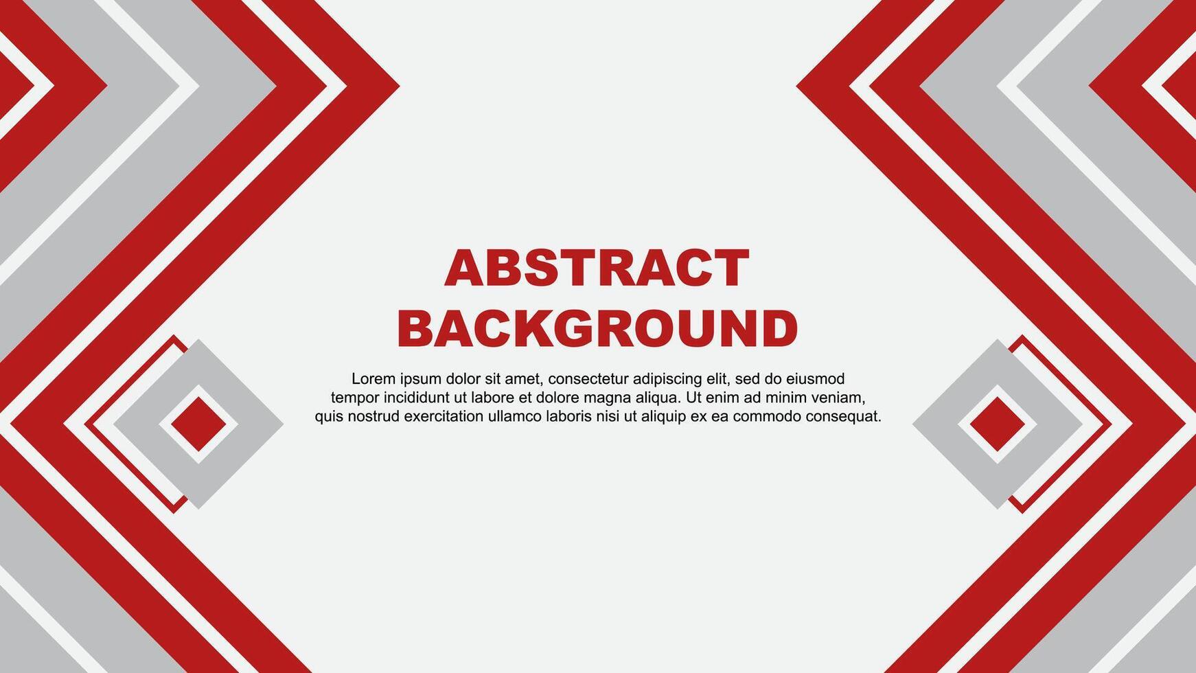 Abstract Red Background Design Template. Banner Wallpaper Vector Illustration. Red Design