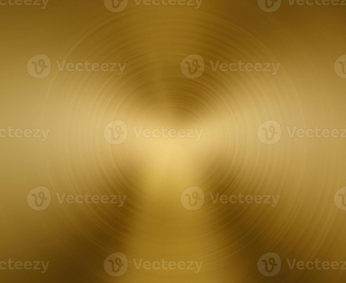 Golden Circle, Shiny Metal Background Texture. photo