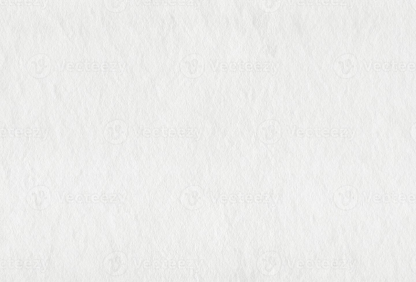 Highly Detailed Background, Rough White Watercolor Paper Sheet Texture. photo