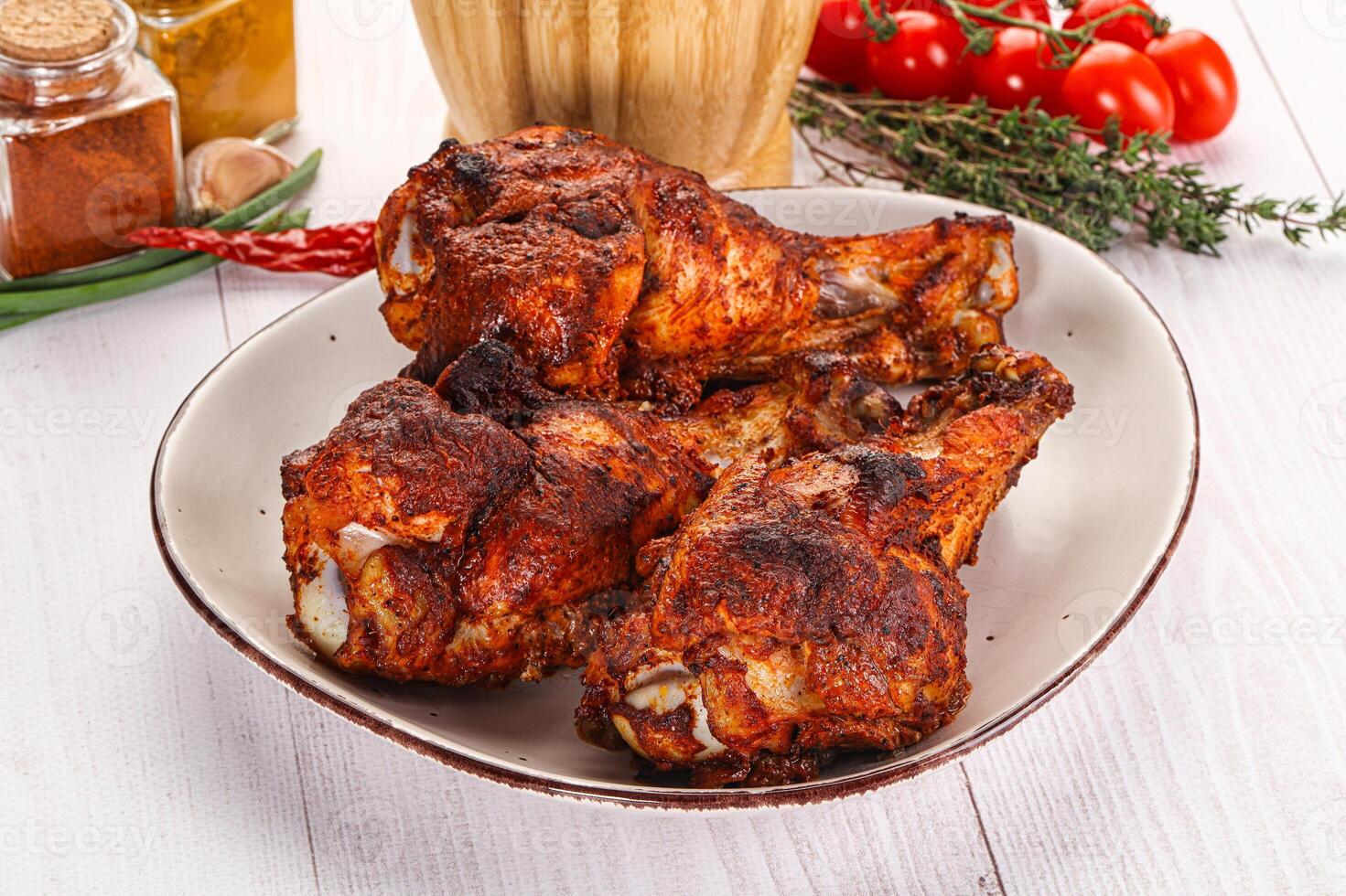 Indian tandoori turkey shoulder wing photo