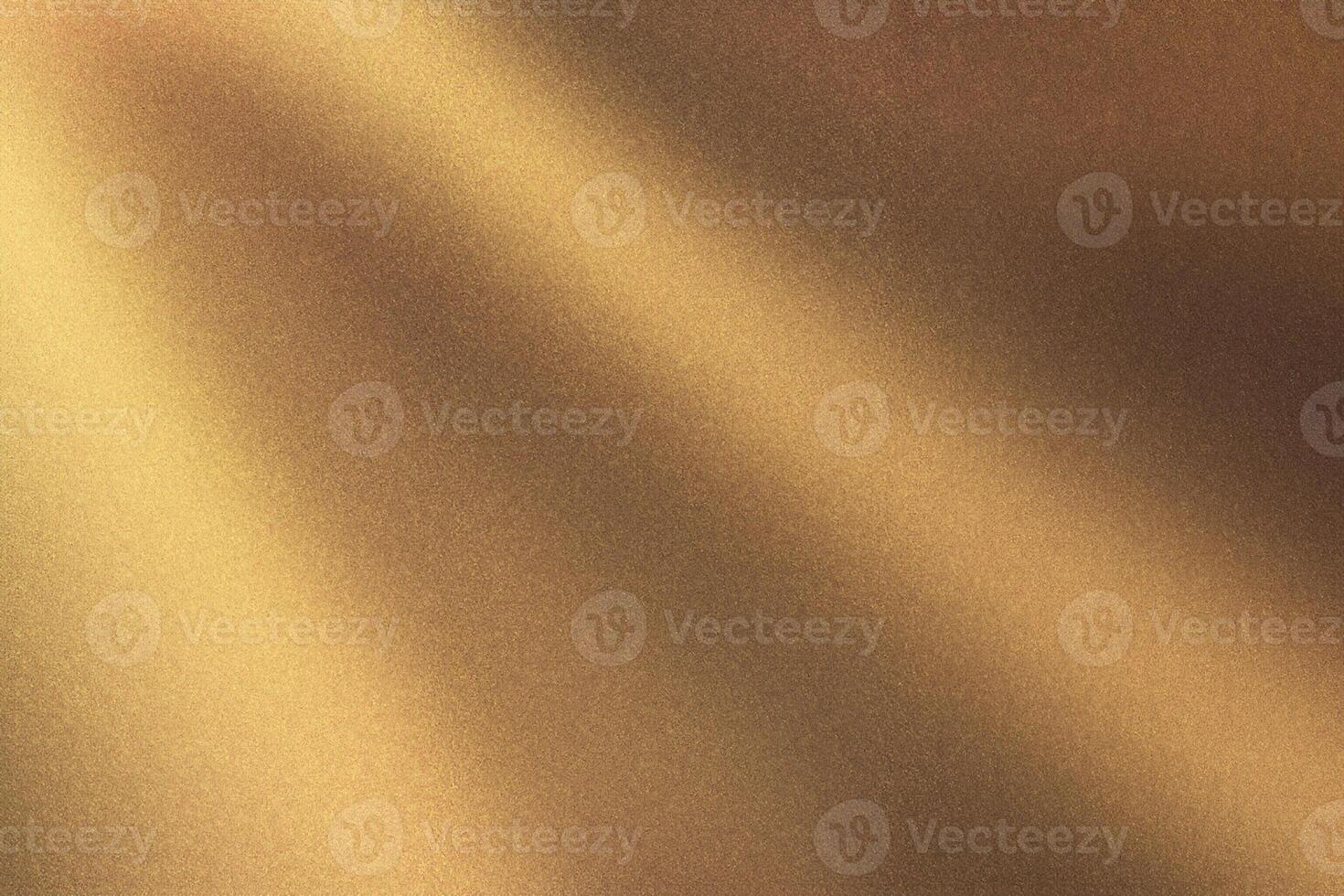 Glowing Bronze Corrugated Metal, Abstract Texture Background. photo