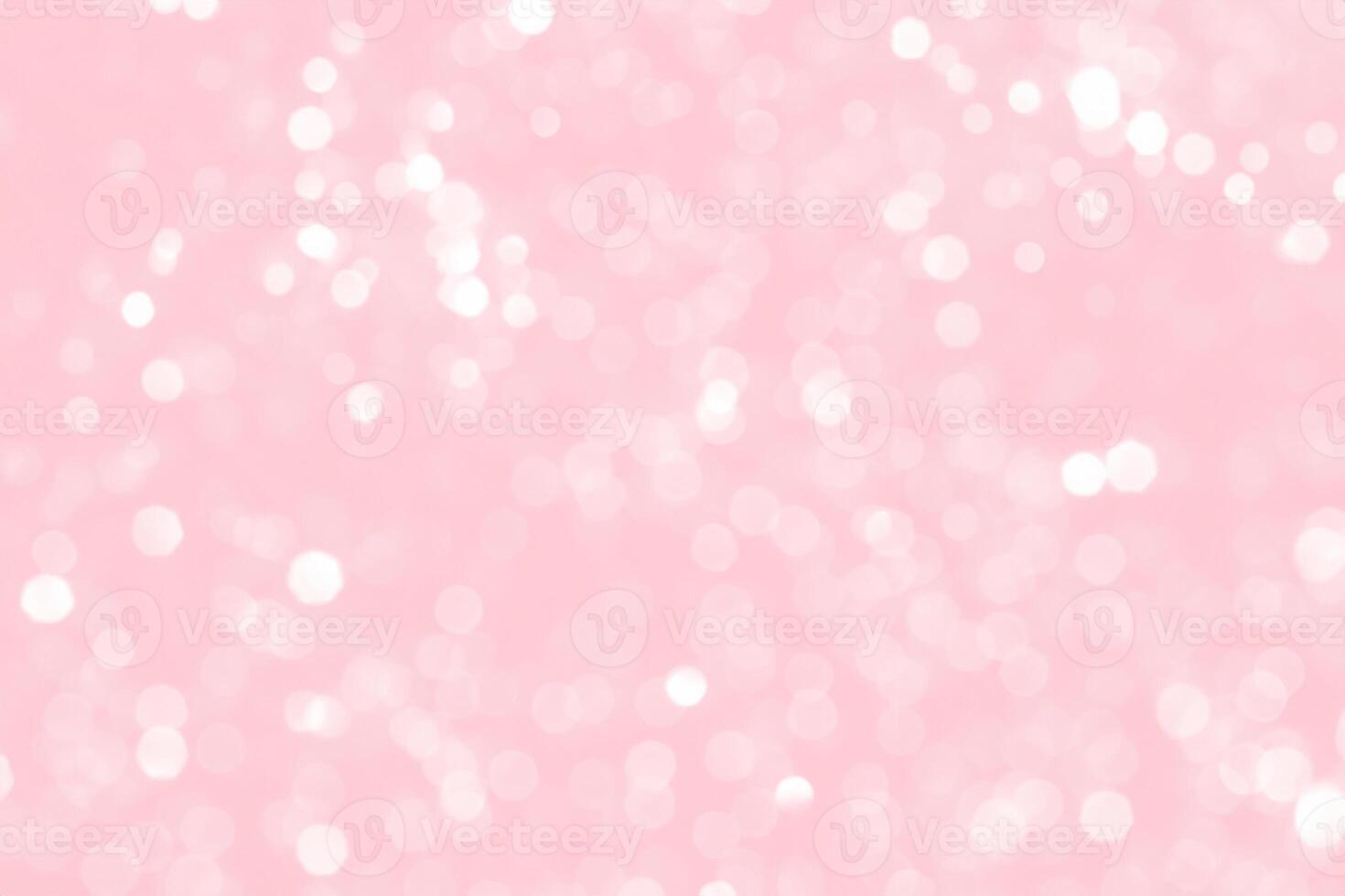 Blush Brilliance, Pink Bokeh Bliss with Glittering Sparkles. photo
