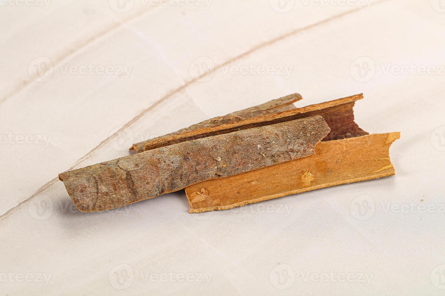 Natural wild organic cinnamon aroma photo