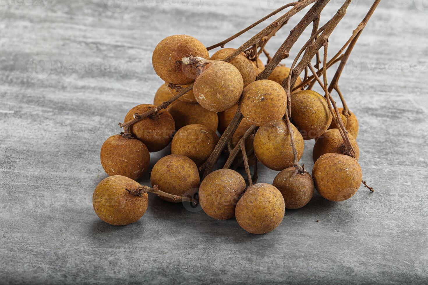 Ripe sweet tropical Longan fruit photo