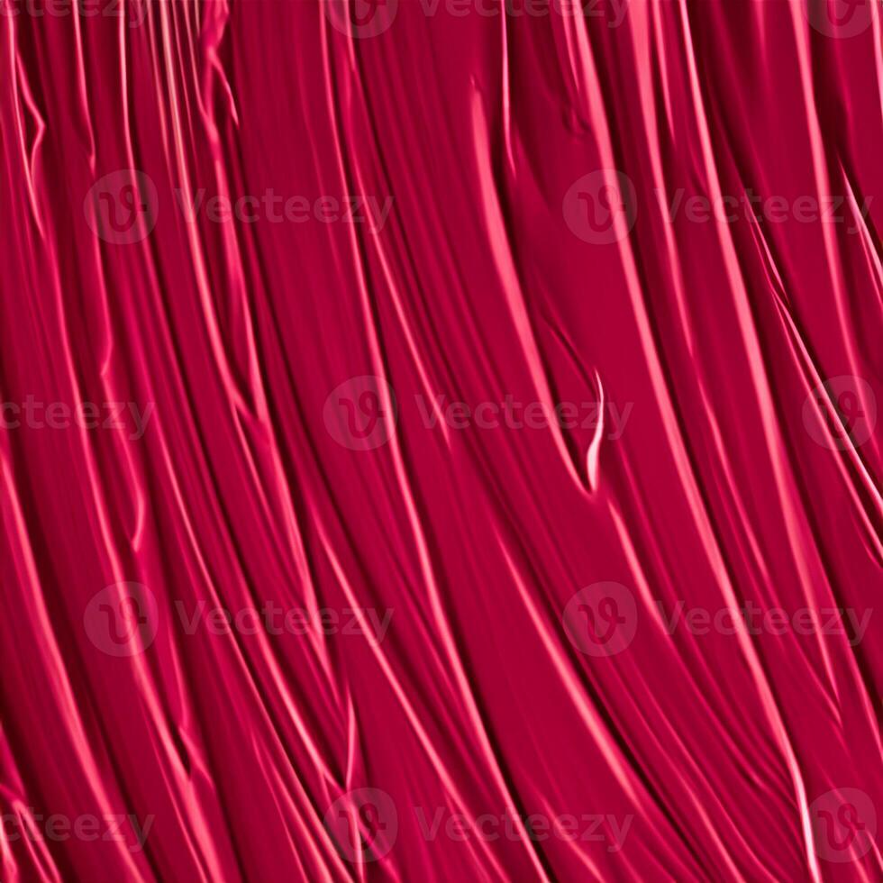 Red lipstick or lip gloss texture as cosmetic background, makeup and beauty cosmetics product for luxury brand, holiday flatlay backdrop or abstract wall art and paint strokes photo