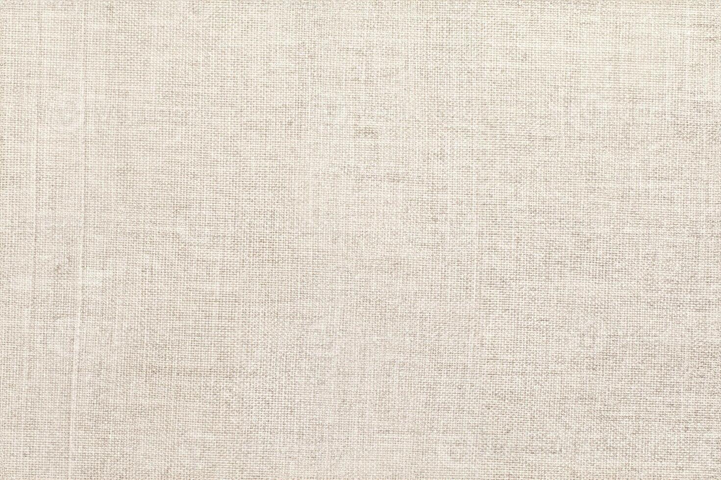 Natural Linen Textile Canvas, Background Texture Close Up. photo