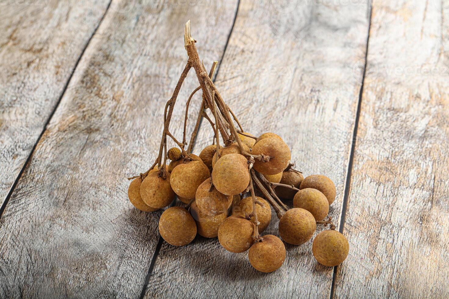 Ripe sweet tropical Longan fruit photo