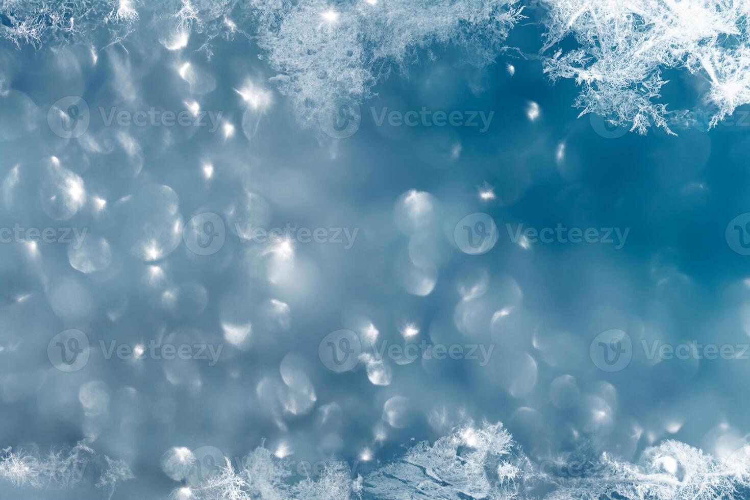 Sparkling Winter Wonderland, A Glistening Background. photo