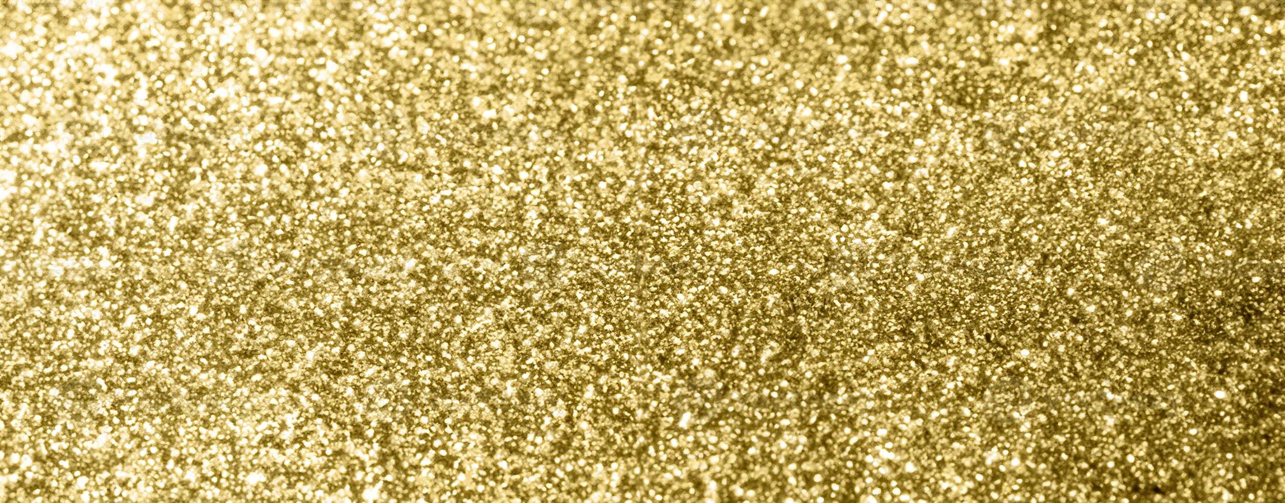 Golden Glitter Sparkle, Abstract Shimmering Background photo