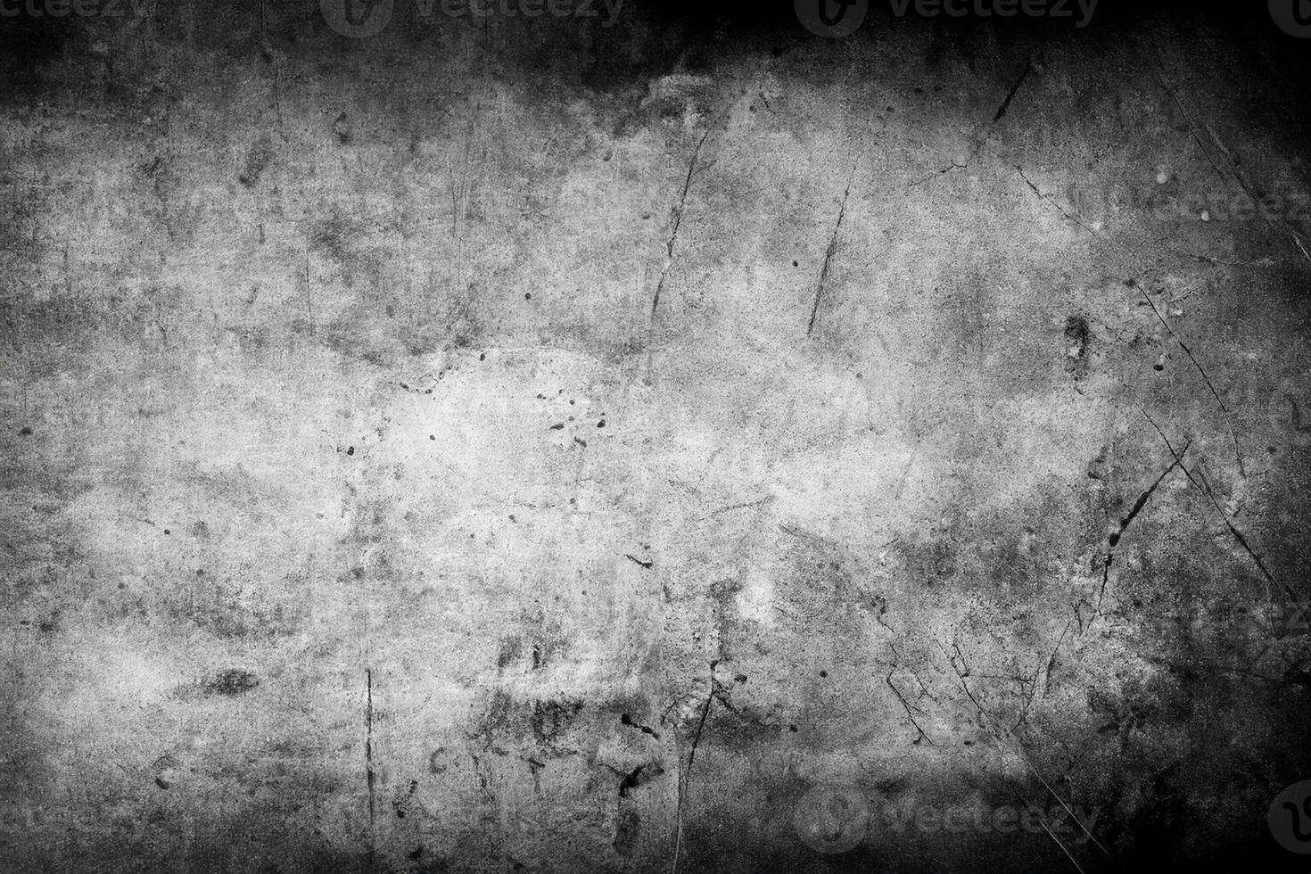 Gritty Elegance, Black Textured Concrete Grunge Background. photo