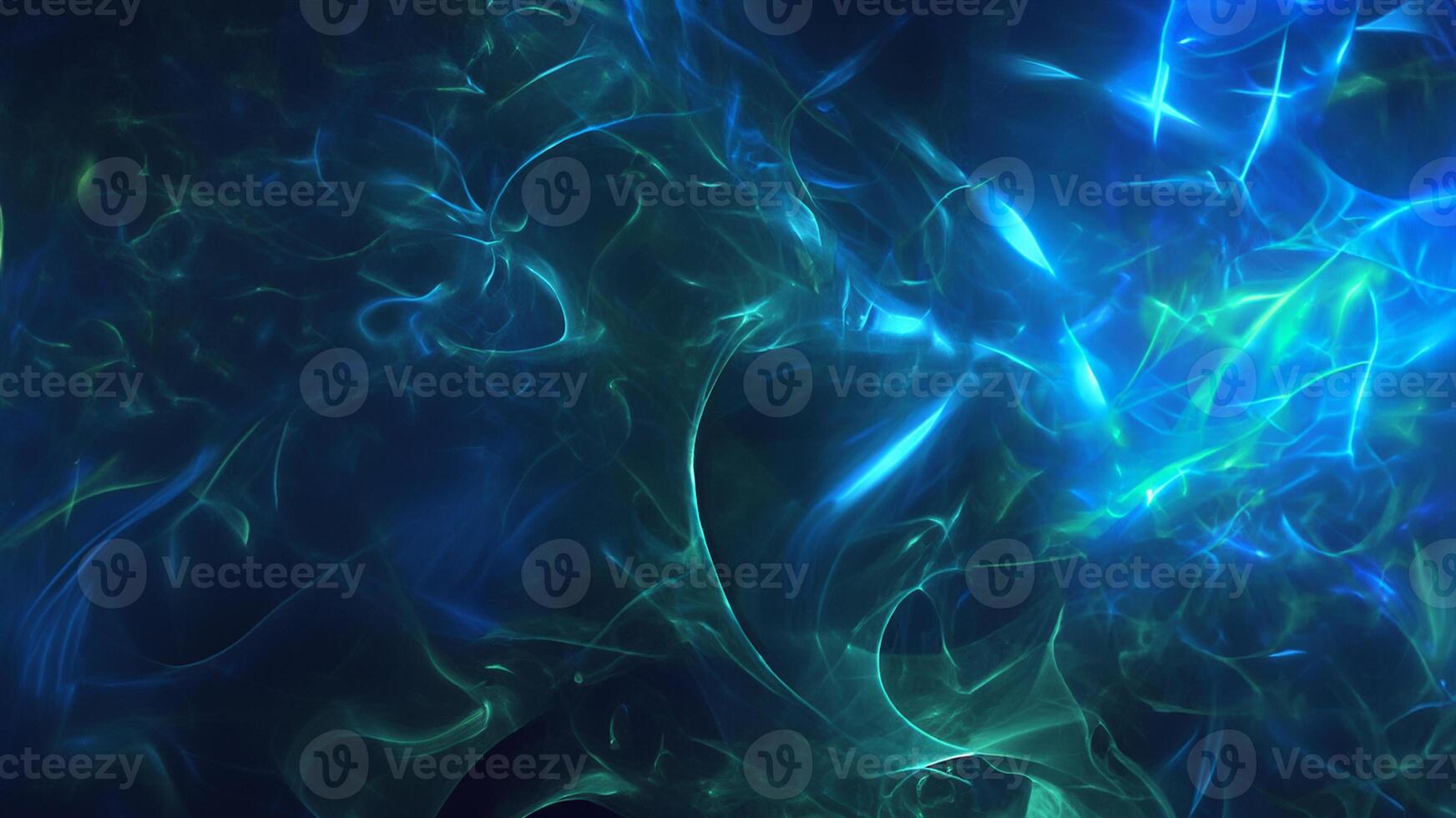 Vibrant 3D Rendered Fractal Light Background, Abstract Color Burst. photo