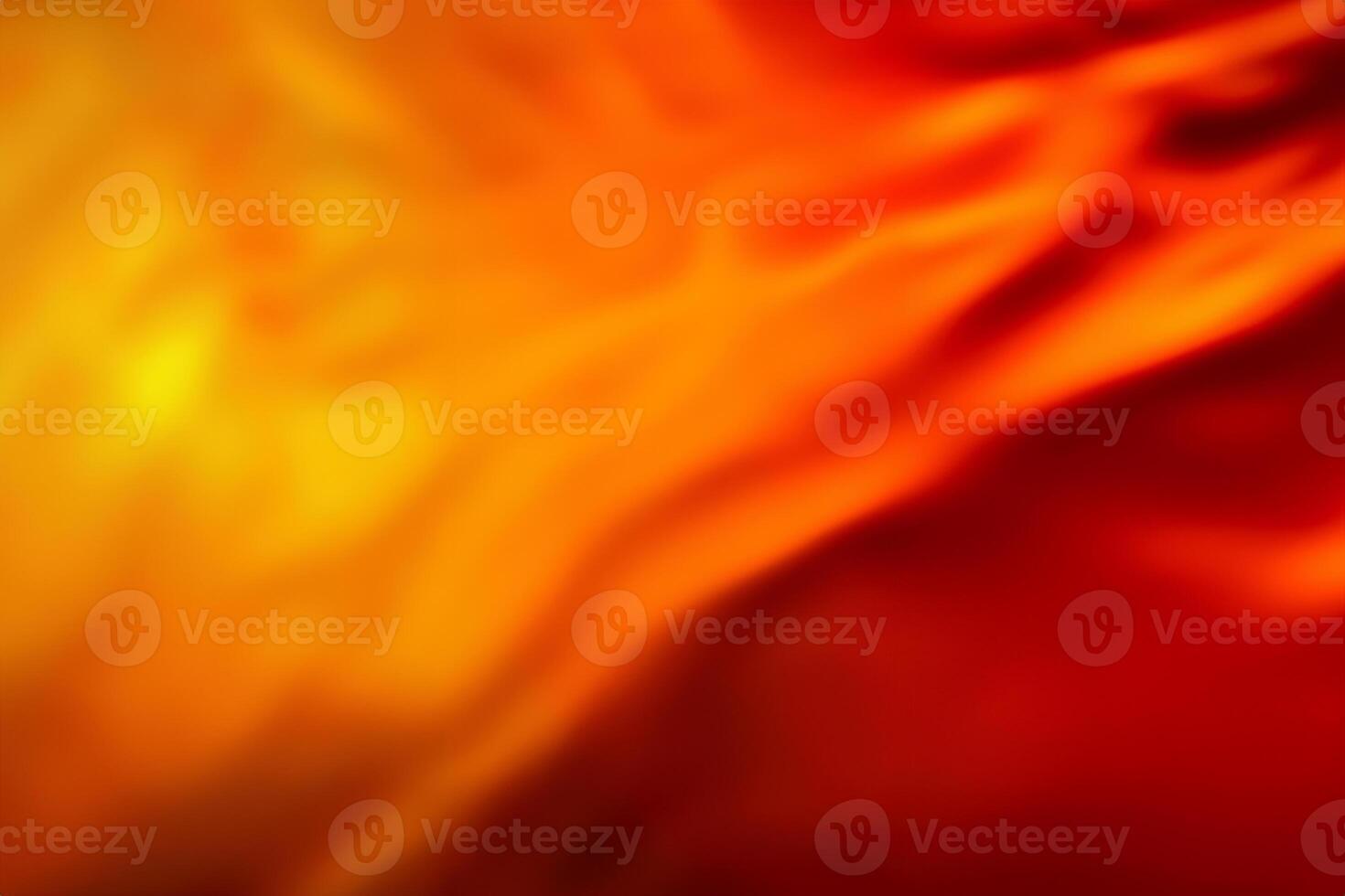 Vibrant Orange Abstract Fusion, Water and Oil Convergence. photo