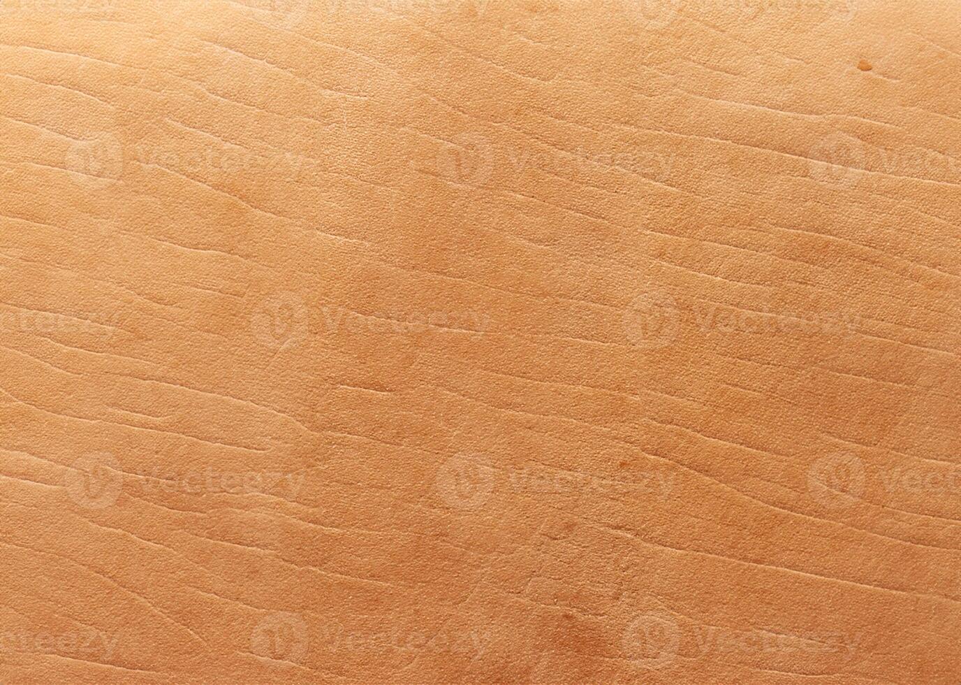 Premium Natural Vegetable Tanned Leather Texture, Close Up Macro with Top Grain and Scratch Detail photo