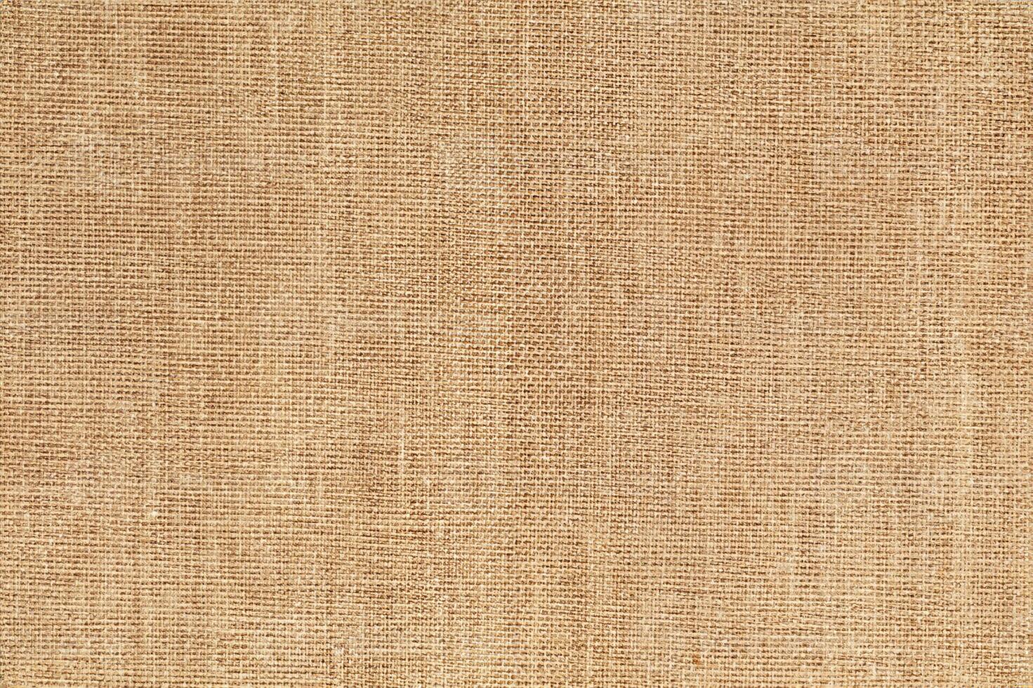 Luxurious Natural Linen Canvas, Textile Material Background Texture photo