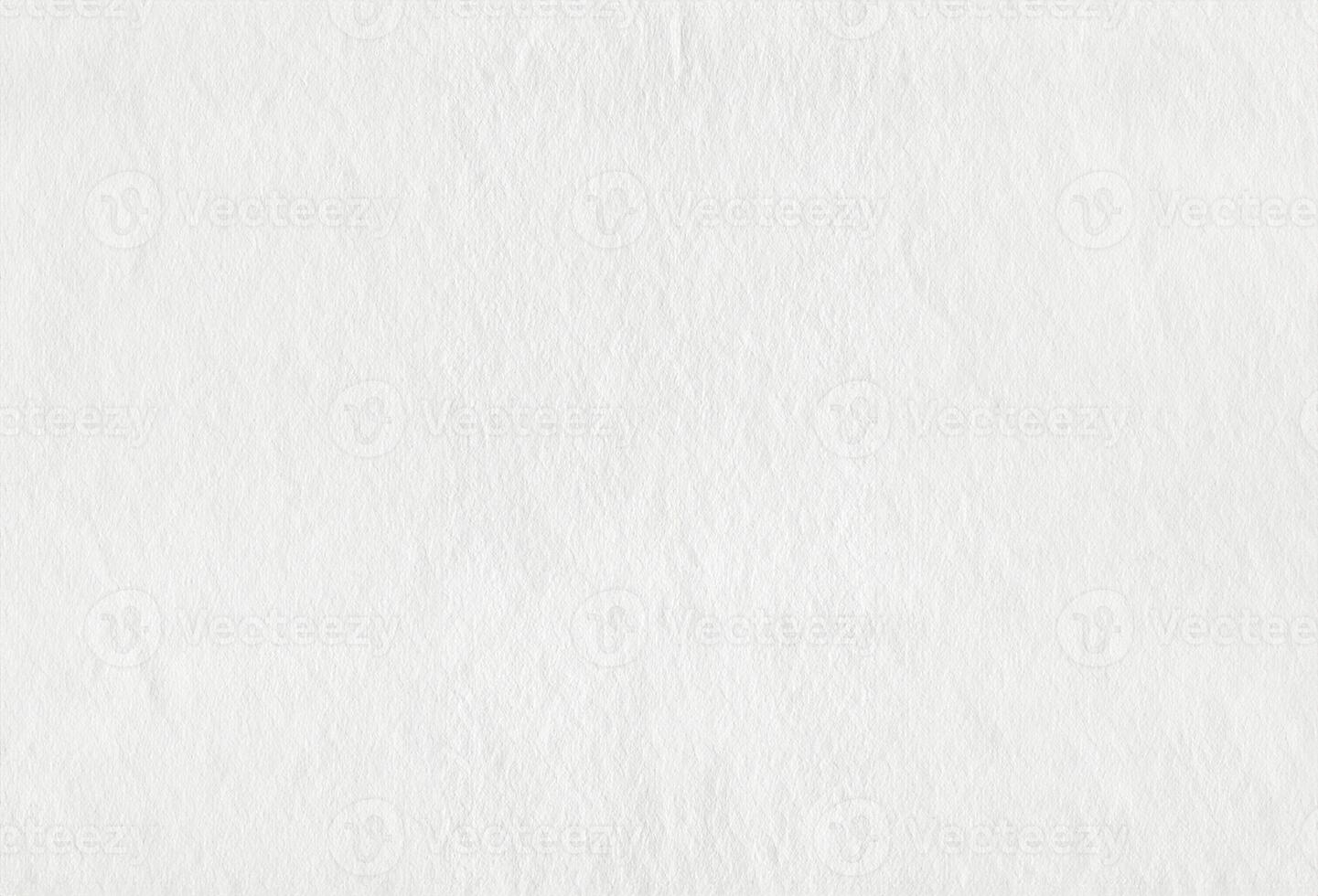 Highly Detailed Background, Rough White Watercolor Paper Sheet Texture. photo