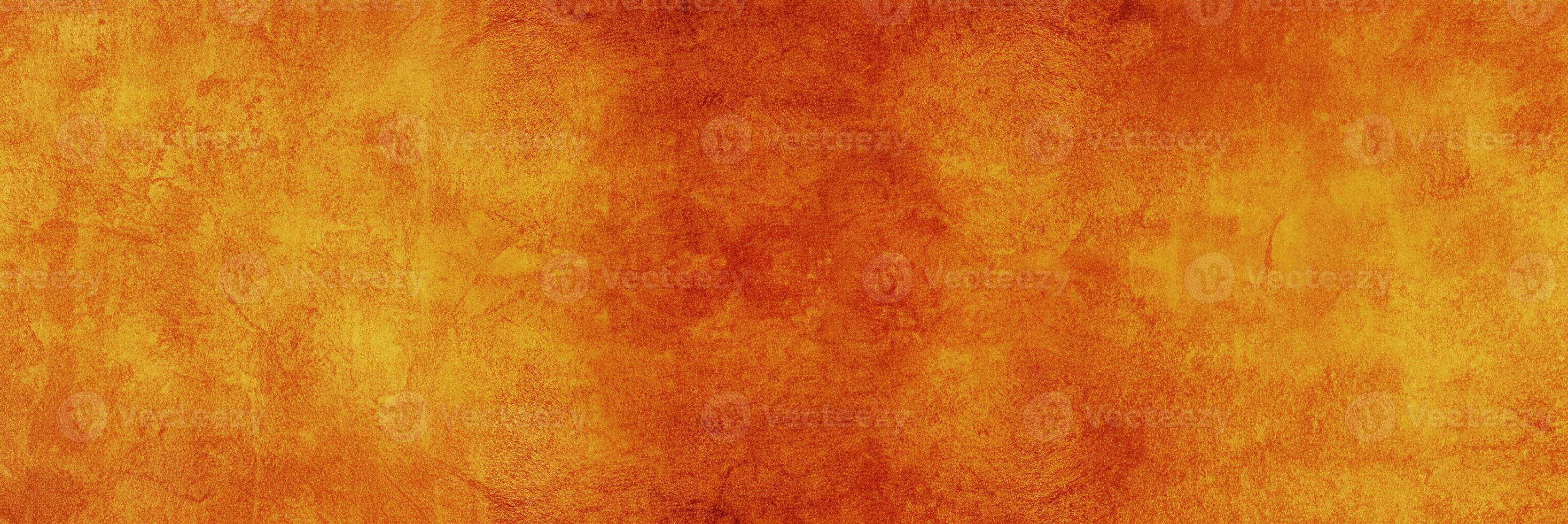Textured Elegance, Lustrous Cement Background with Deep Orange Hue. photo