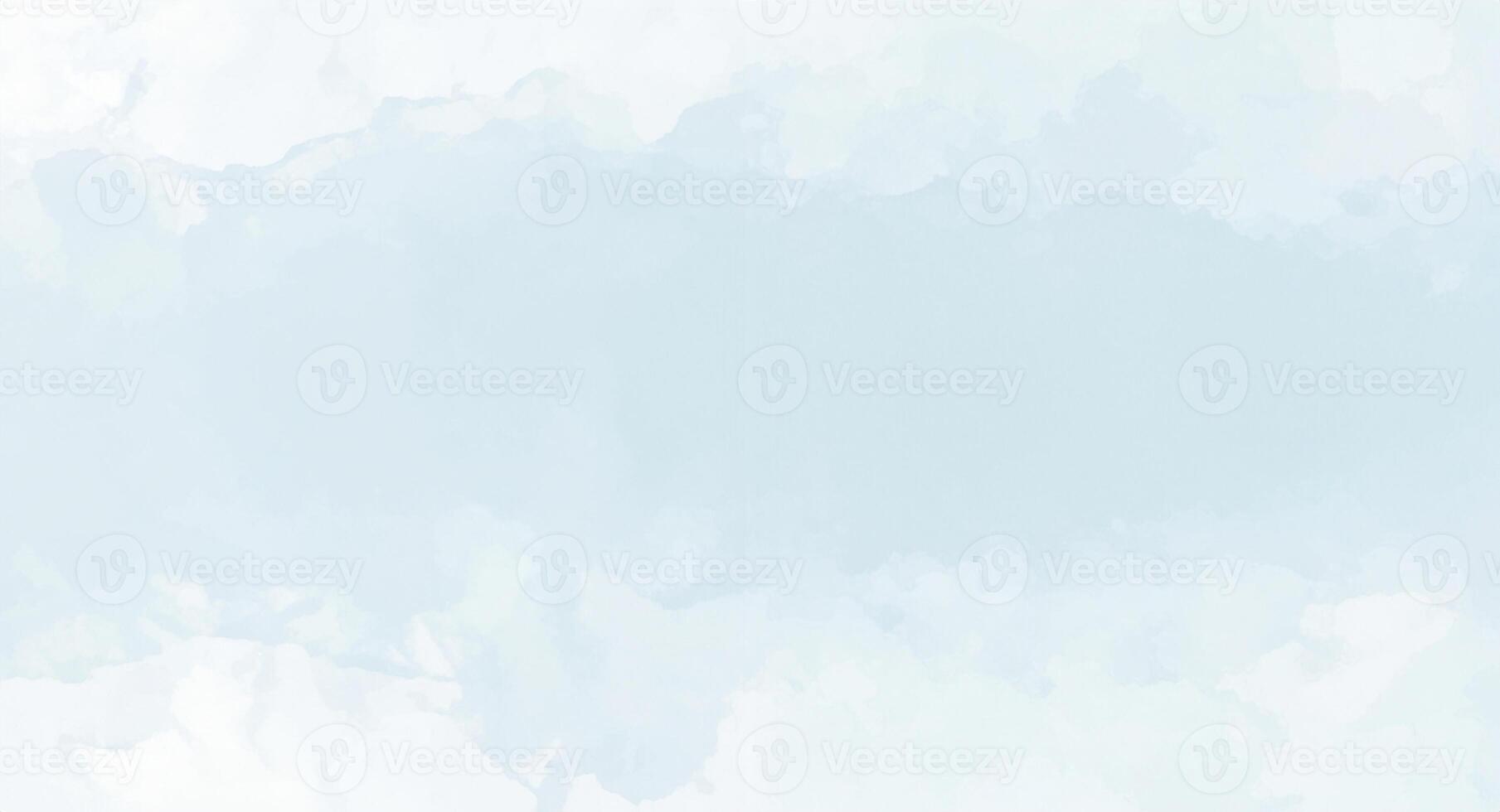 Gentle Blue Watercolor Canvas, Perfect for Your Design Inspiration, Embracing the Watercolor Background Concept. photo