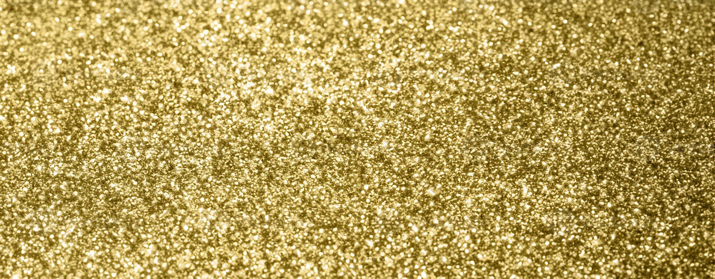 Golden Glitter Sparkle, Abstract Shimmering Background photo