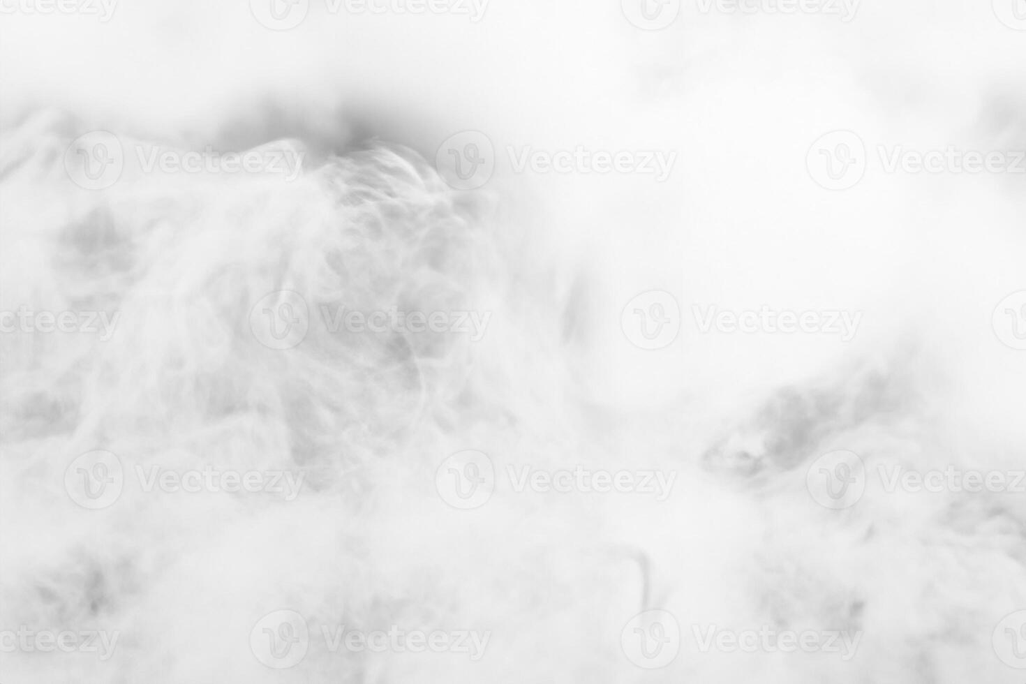 Mystical Fog, Thick White Smoke Texture Background. photo
