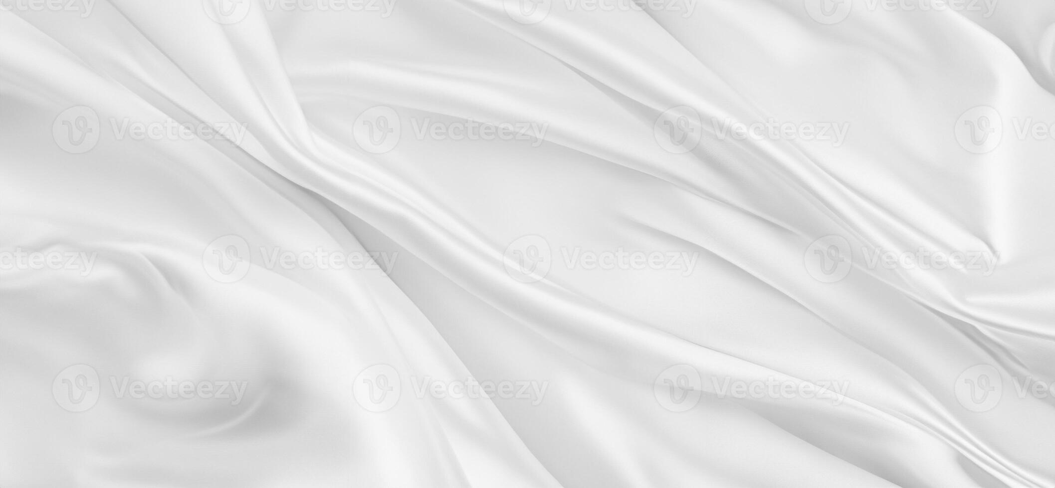 Gleaming White Silk, Elegance in Every Fold. photo