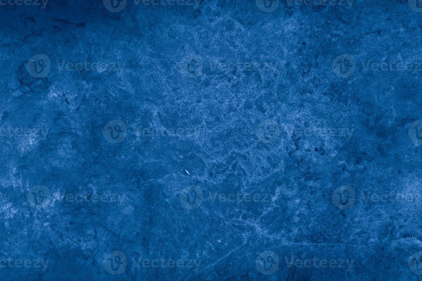 Vintage Wall Design, Black Gradient Background with Abstract Blue Tones. photo