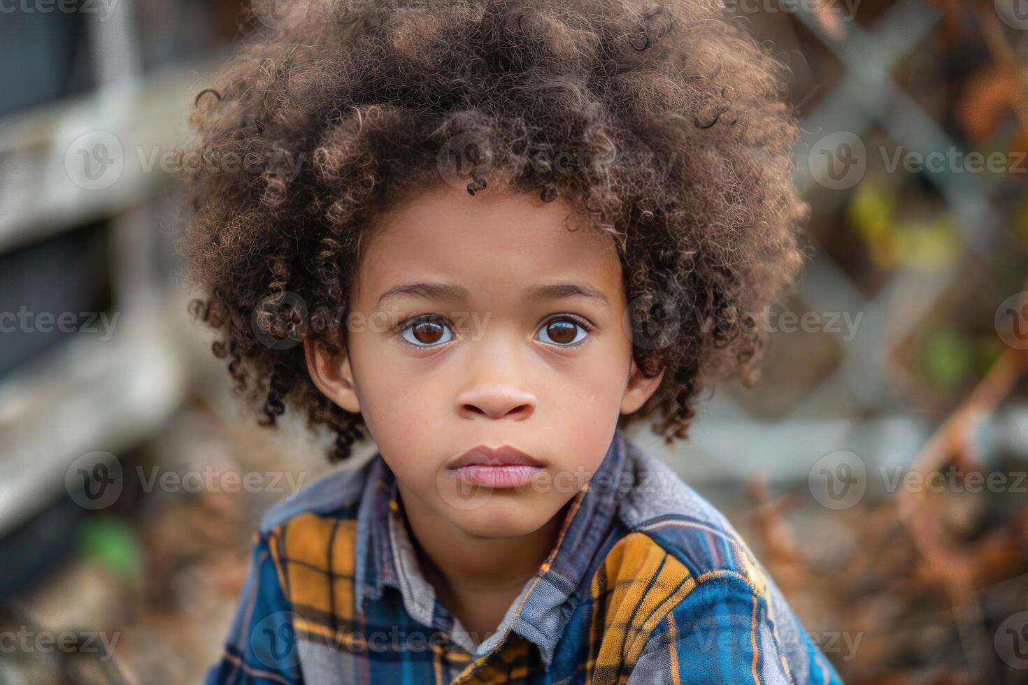 AI generated Creative Afro american kid. Generate Ai photo