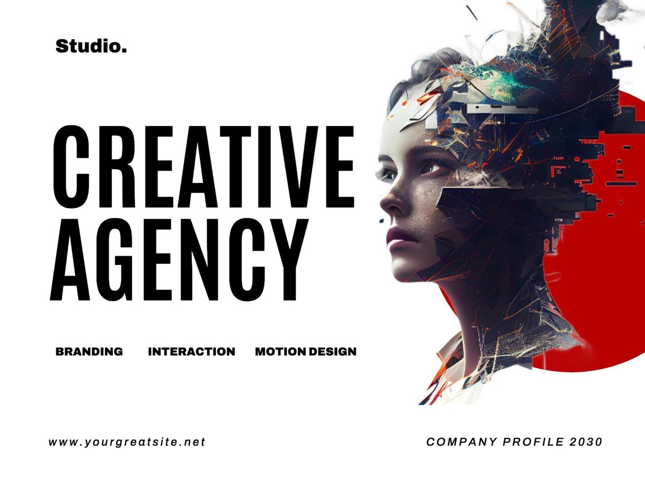 creative agency company profile presentation template