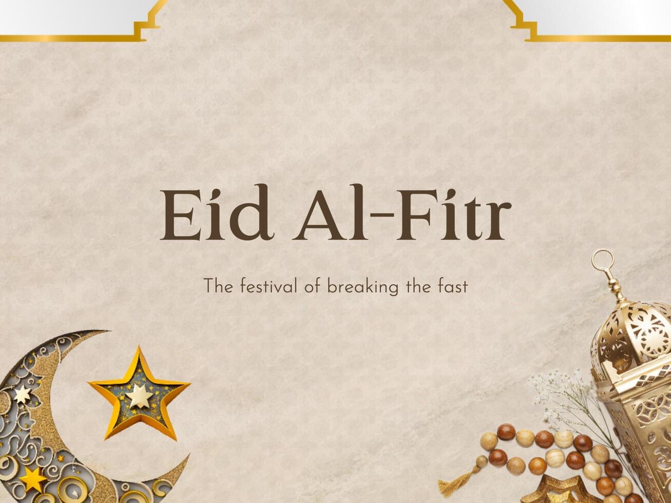 Islamic Eid Al Fitr Presentation template