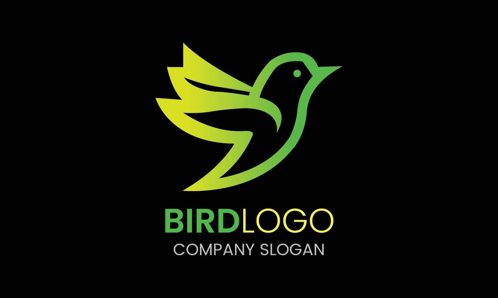 ai generado pájaro pavo real minimalista moderno logo diseño icono vector