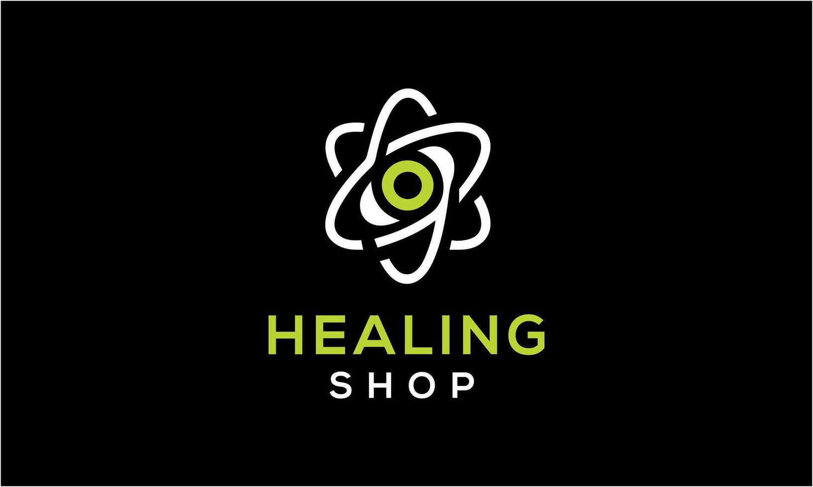AI generated Healing shop flower bud minimalist modern logo design vector