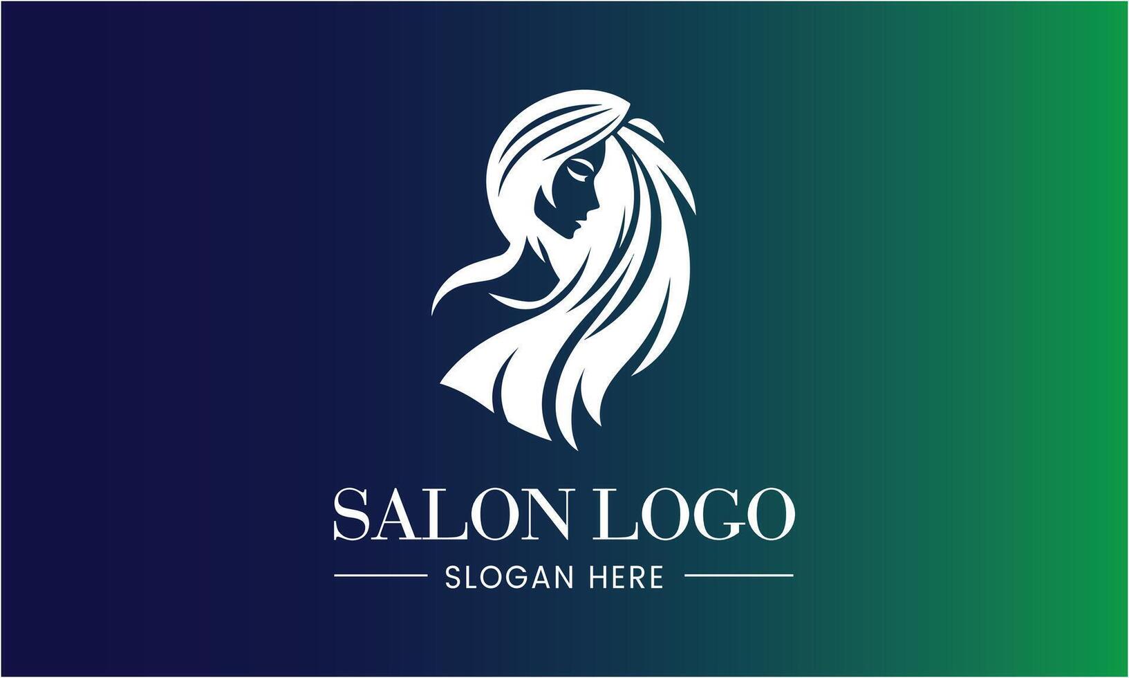 AI generated Lady parlor beauty face fashion spa woman logo design vector