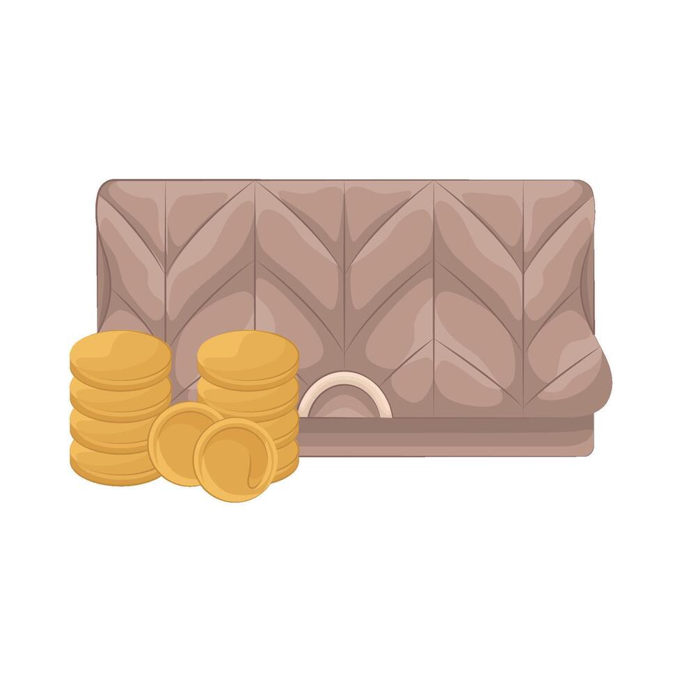 Illustration of women wallet vector