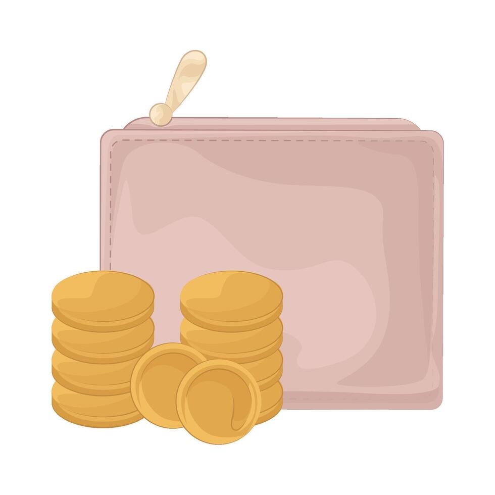 Illustration of women wallet vector