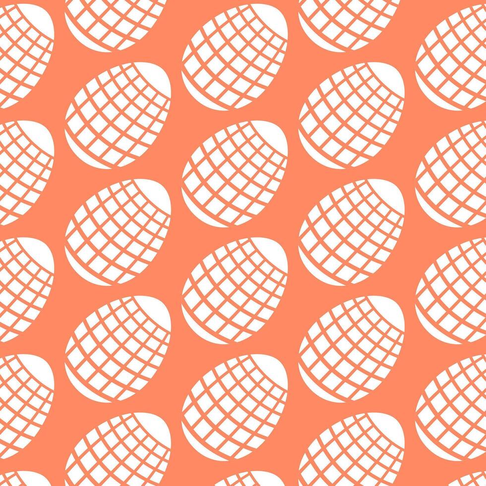 Easter eggs simple seamless pattern. Easter eggs, Easter symbol, decorative vector elements.