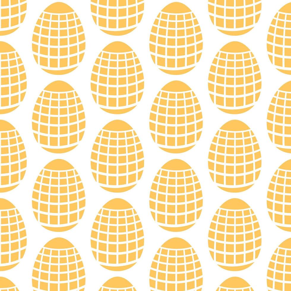 Easter eggs simple seamless pattern. Easter eggs, Easter symbol, decorative vector elements.