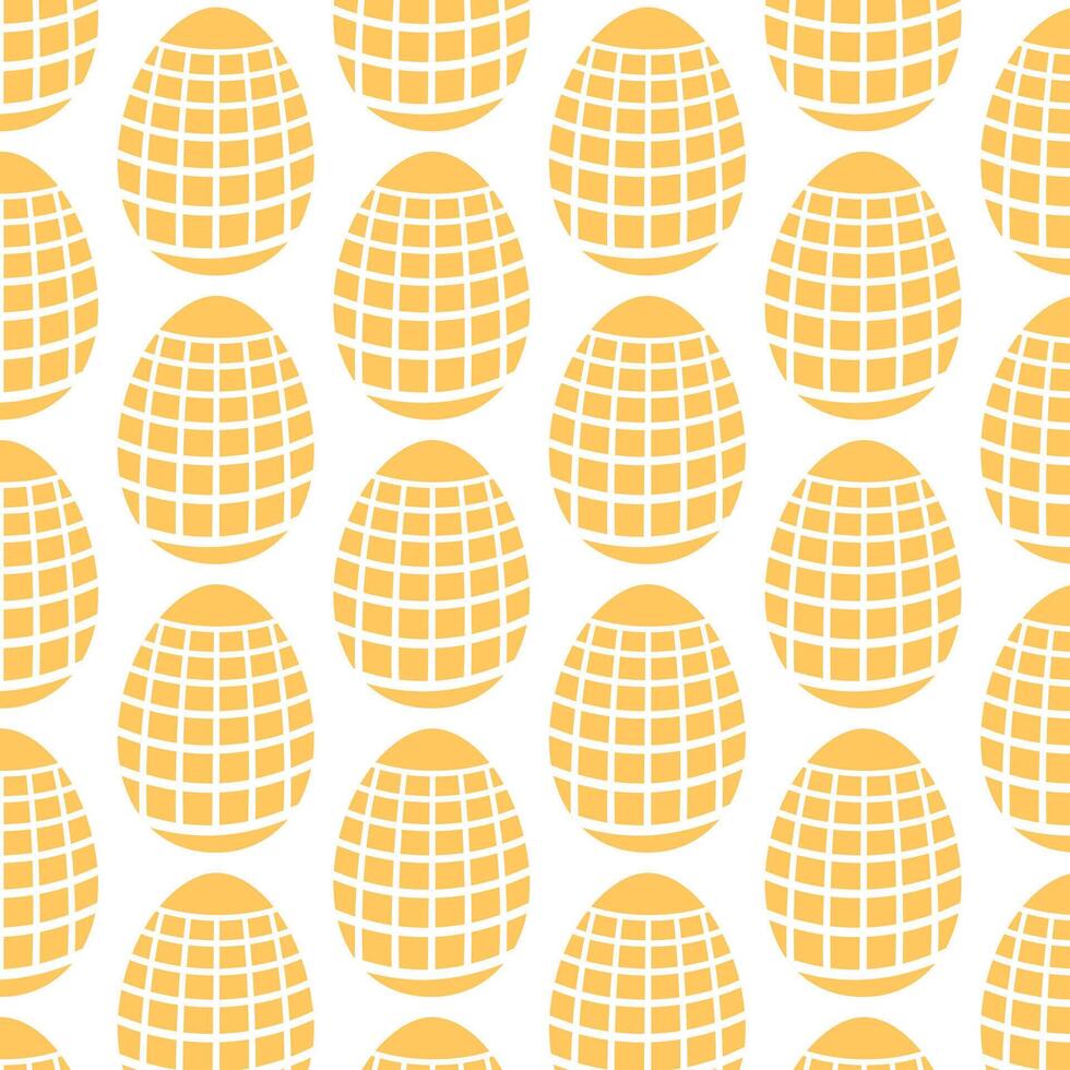 Easter eggs simple seamless pattern. Easter eggs, Easter symbol, decorative vector elements.