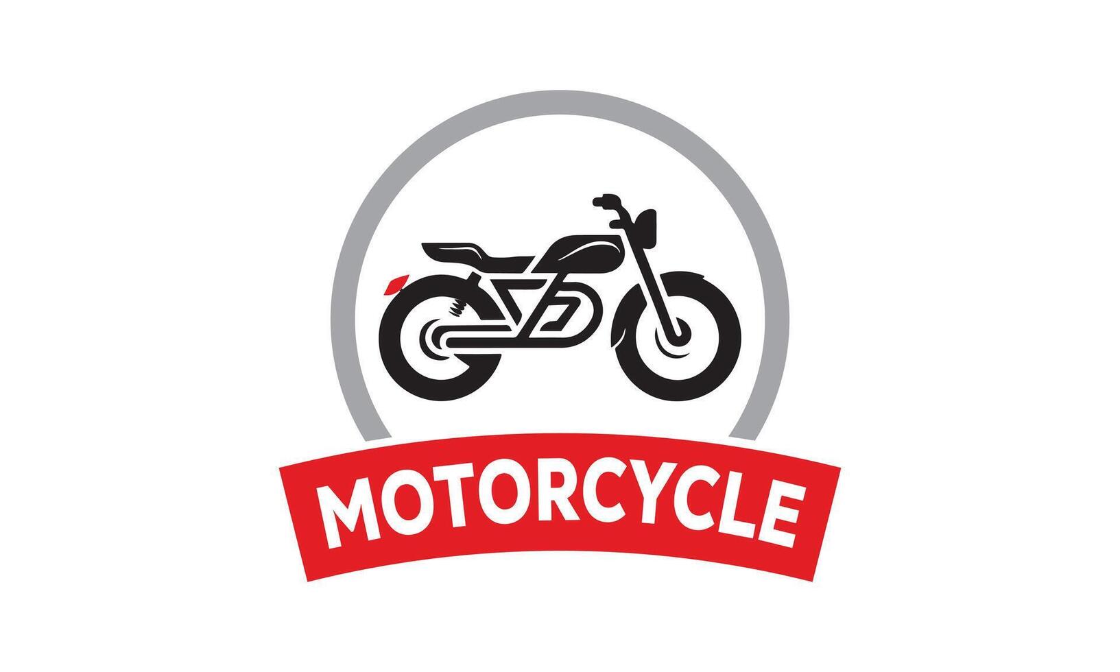 ai generado moto motocicleta icono vector logo diseño minimalista modelo