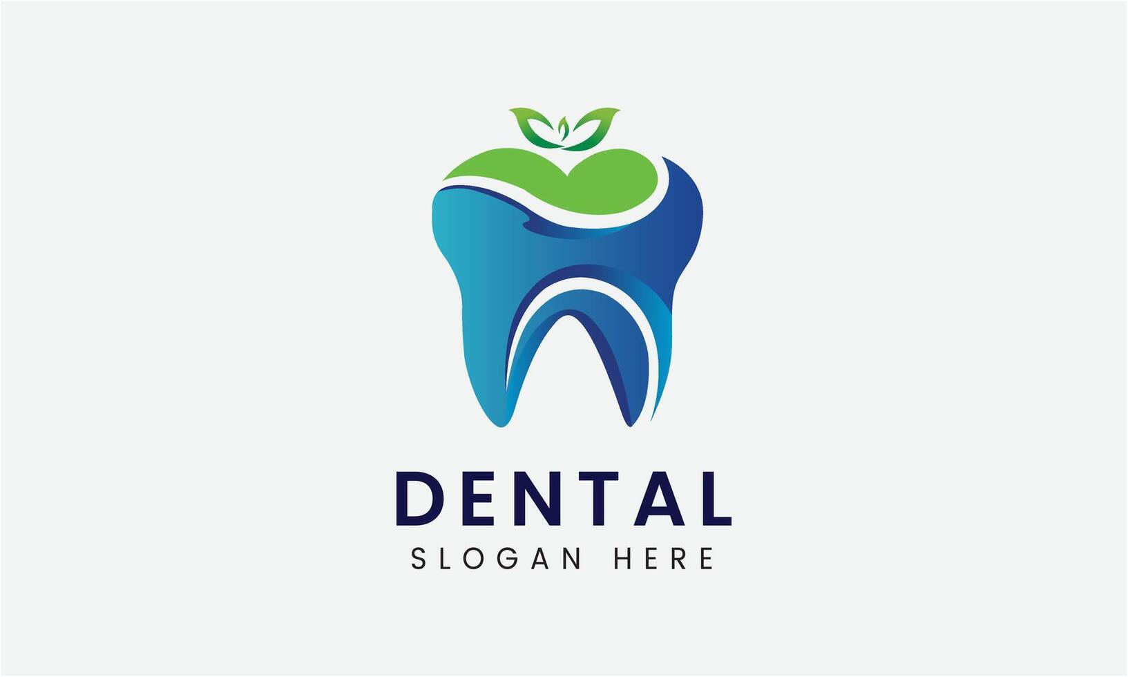 ai generado dental dientes boca salud médico logo icono vector diseño modelo