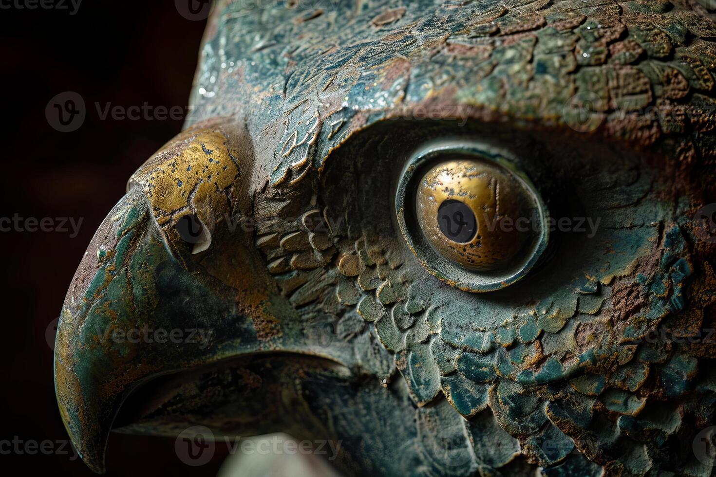 AI generated Majestic Ancient bird wild. Generate Ai photo
