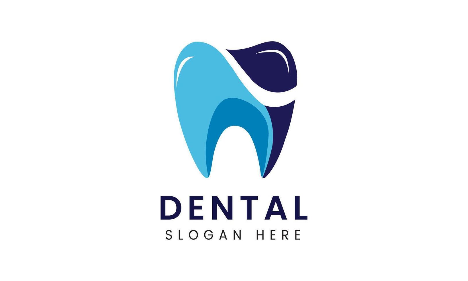 ai generado dental dientes boca salud médico logo icono vector diseño modelo