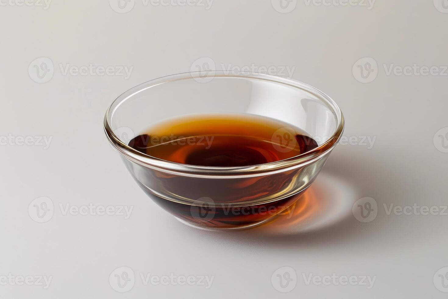 AI generated Thick Adjika sauce in glass bowl. Generate ai photo