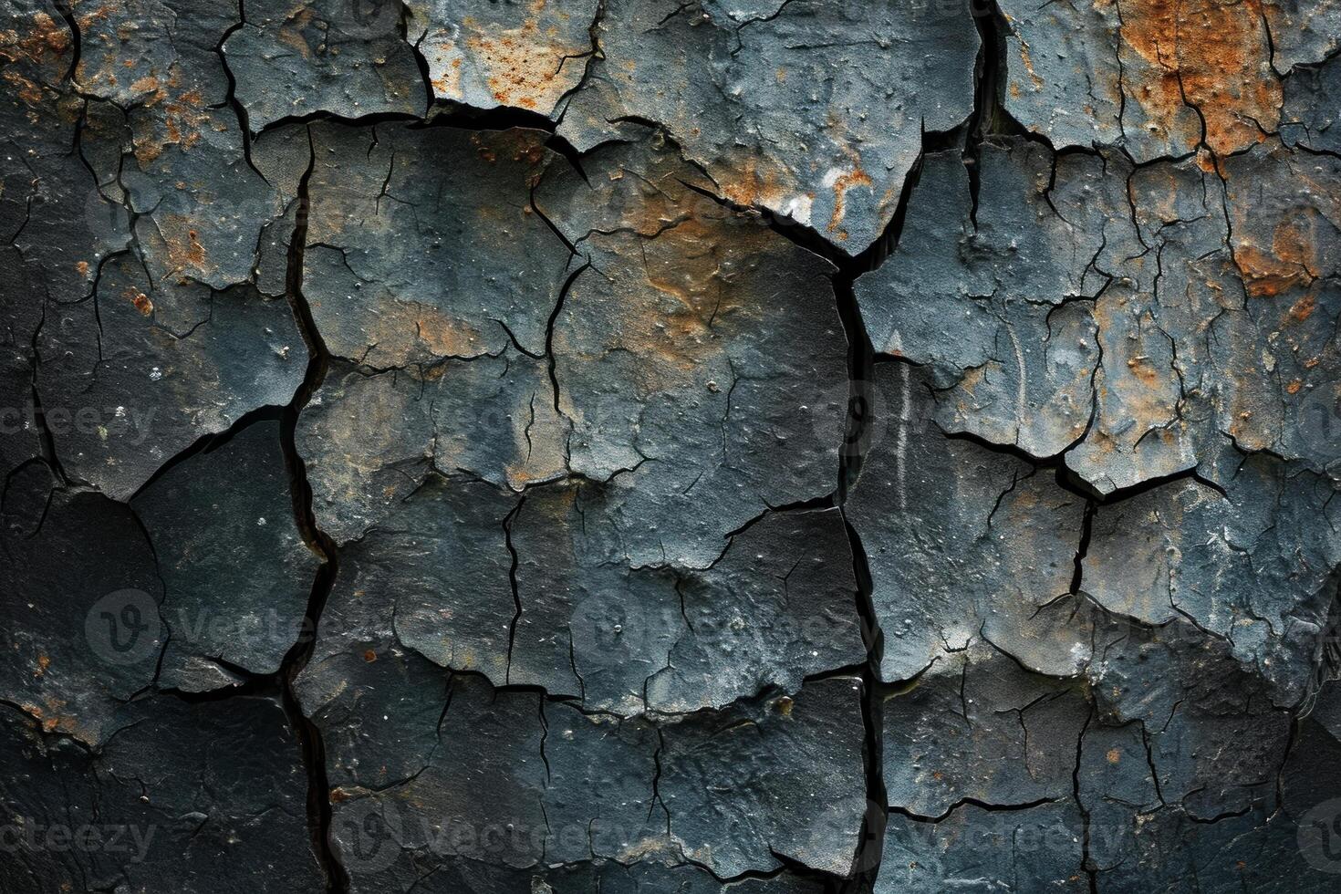 AI generated Enigmatic Abstract crack background. Generate Ai photo