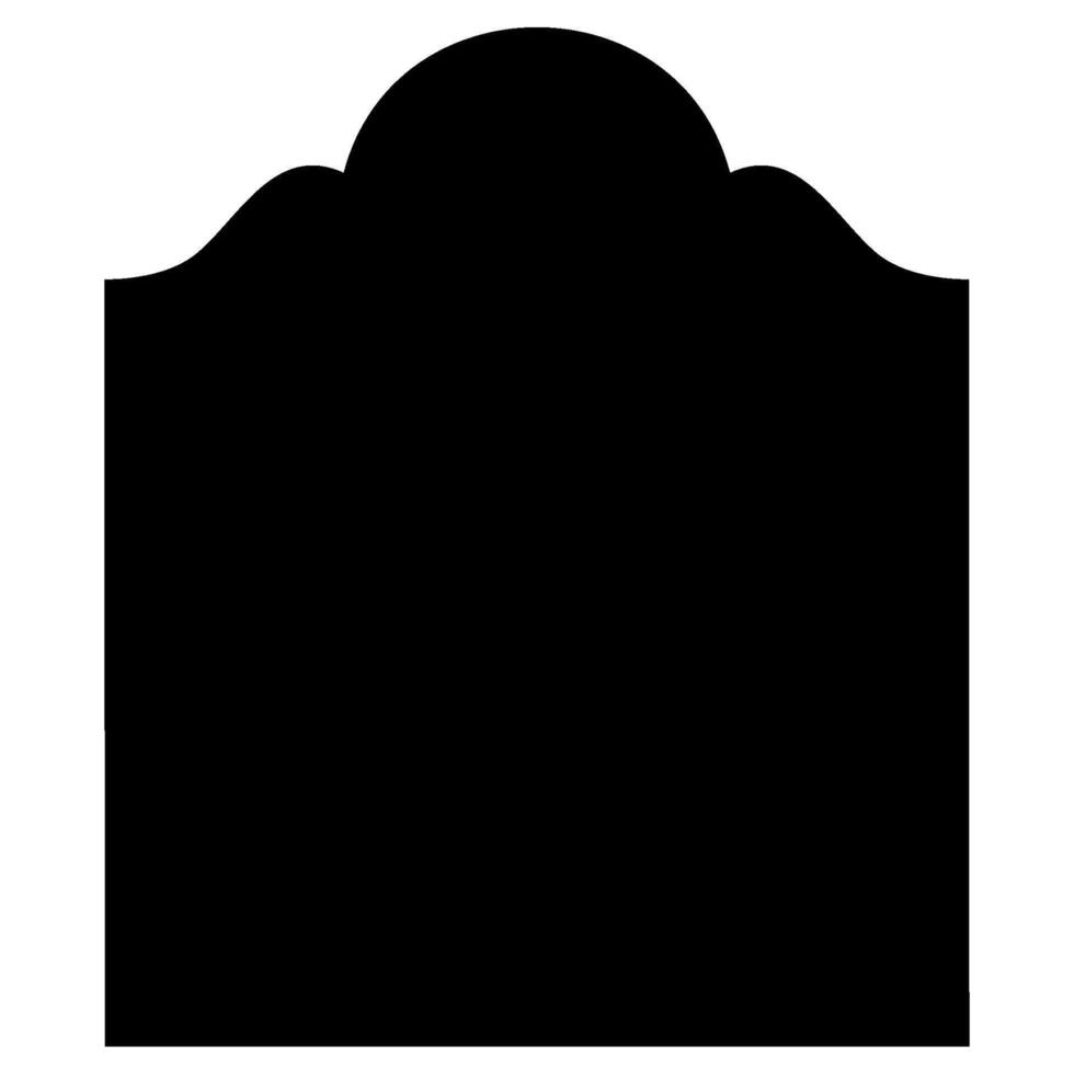 Decorative illustrated ornament frame icon shape design. vector