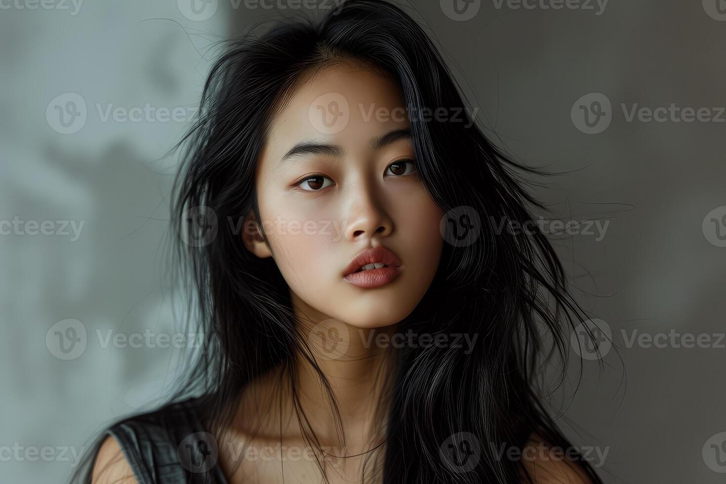 AI generated Exotic Asian model mix. Generate Ai photo