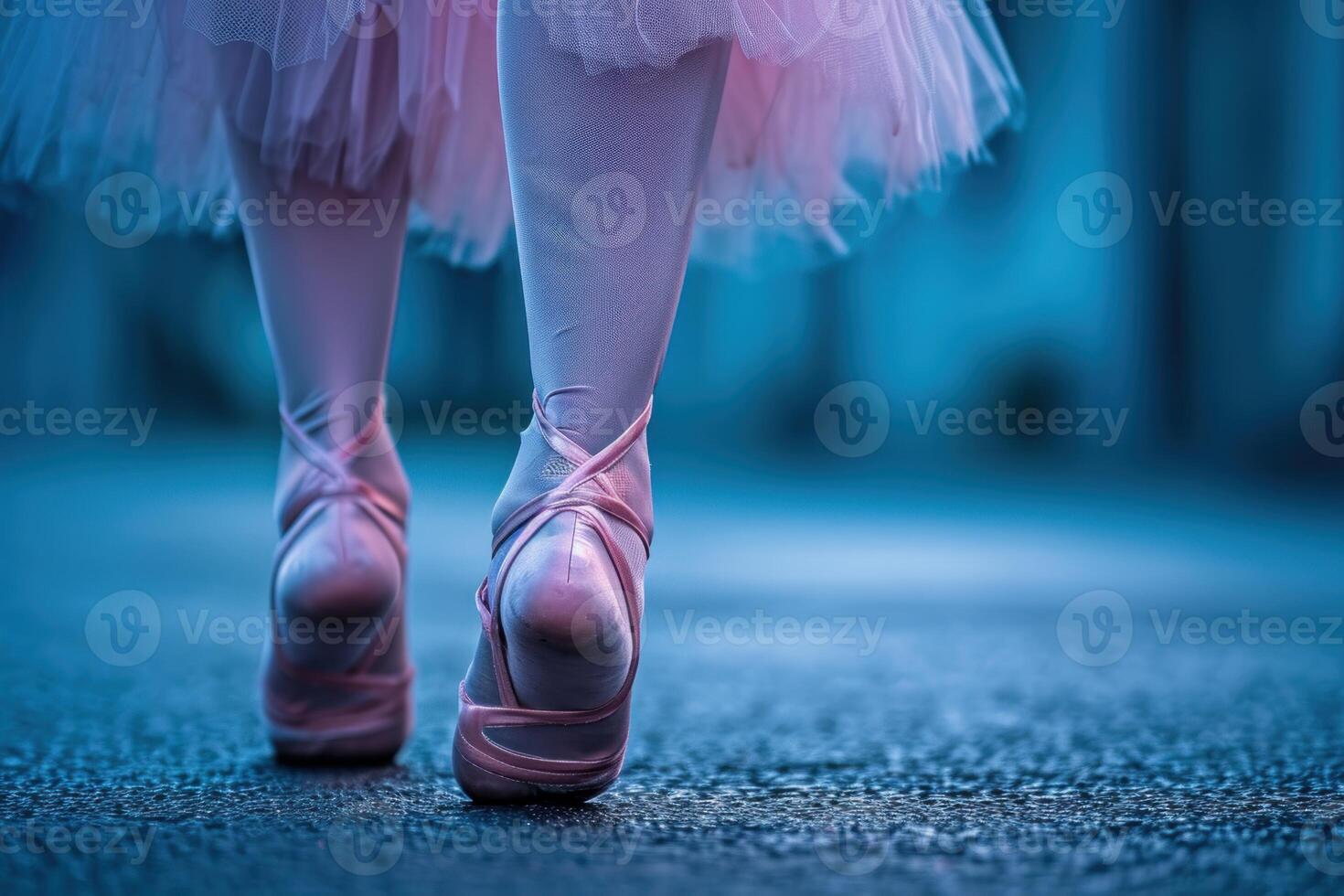 AI generated Graceful Ballerina feet pink. Generate Ai photo