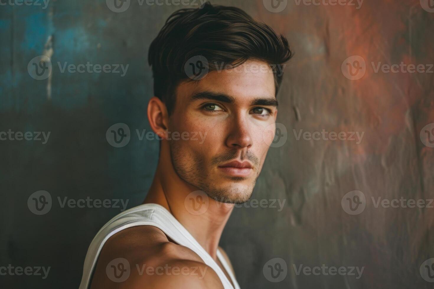 AI generated Lgbt male handsome look. Generate Ai photo