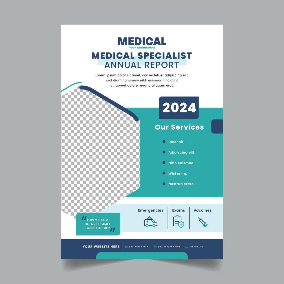 Medical Flyer Template Pro Vector