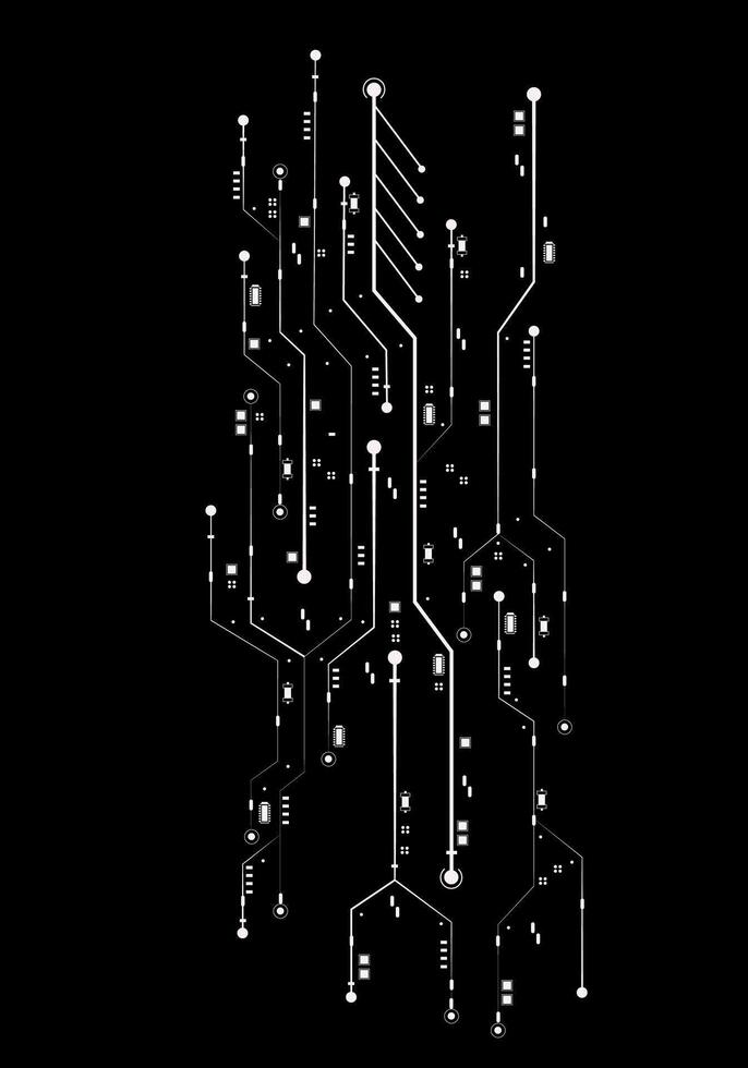 Abstract digital background with technology circuit board texture vector