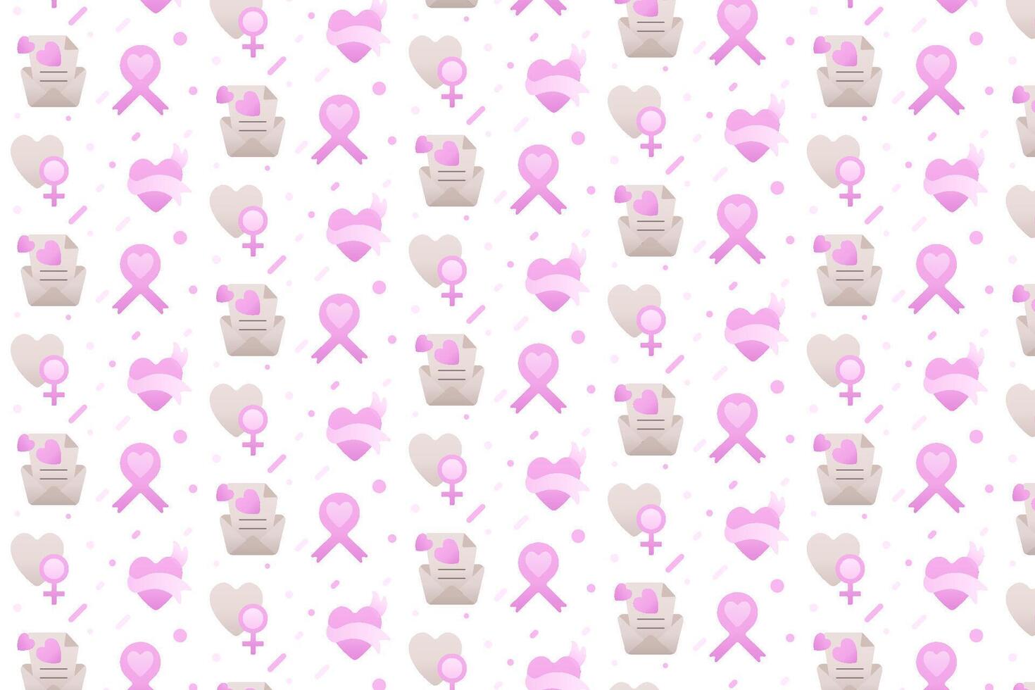 Woman health-care pattern vector